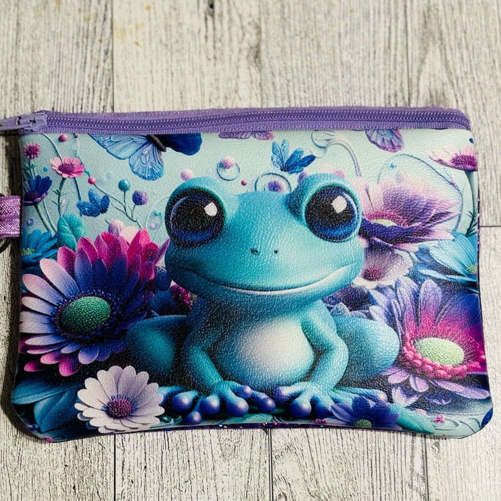 Friendly Frog Wristlet